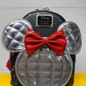 Loungefly Disney Minnie Mouse Disco Metallic Mini Backpack